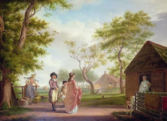 Country Landscape with Figures
